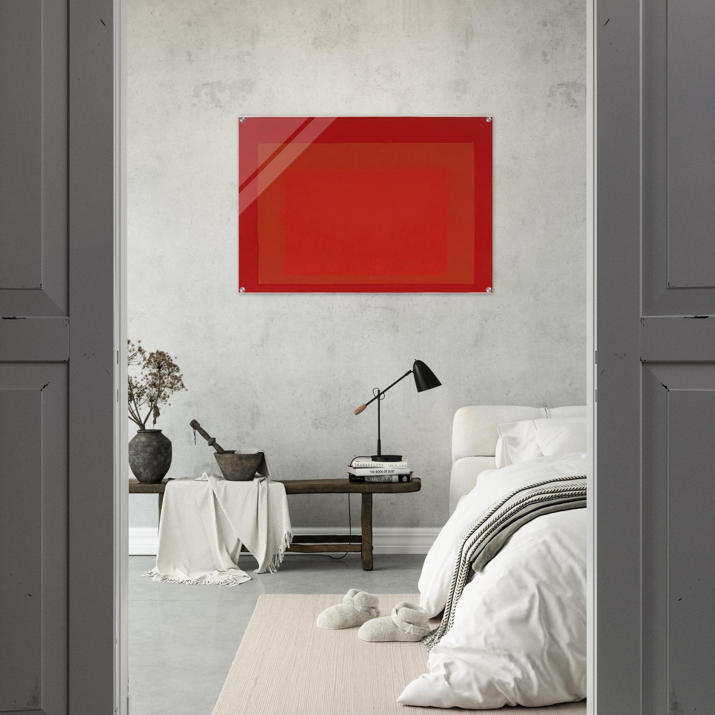 STUDY FOR HOMAGE TO THE SQUARE 1972 - Josef Albers Acrylic Print - 70x100 cm / 28x40″ inches