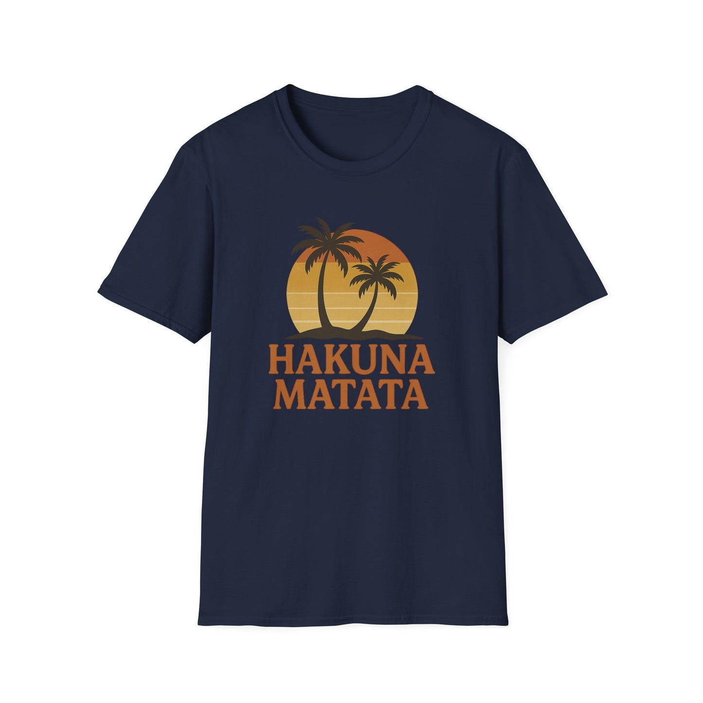 Hakuna Matata Retro Grafisch T-shirt, Geen Zorgen Positieve Vibe Shirt, Vintage 90s Geïnspireerde T-shirt, Feel Good Quote Top, Unisex Cadeau