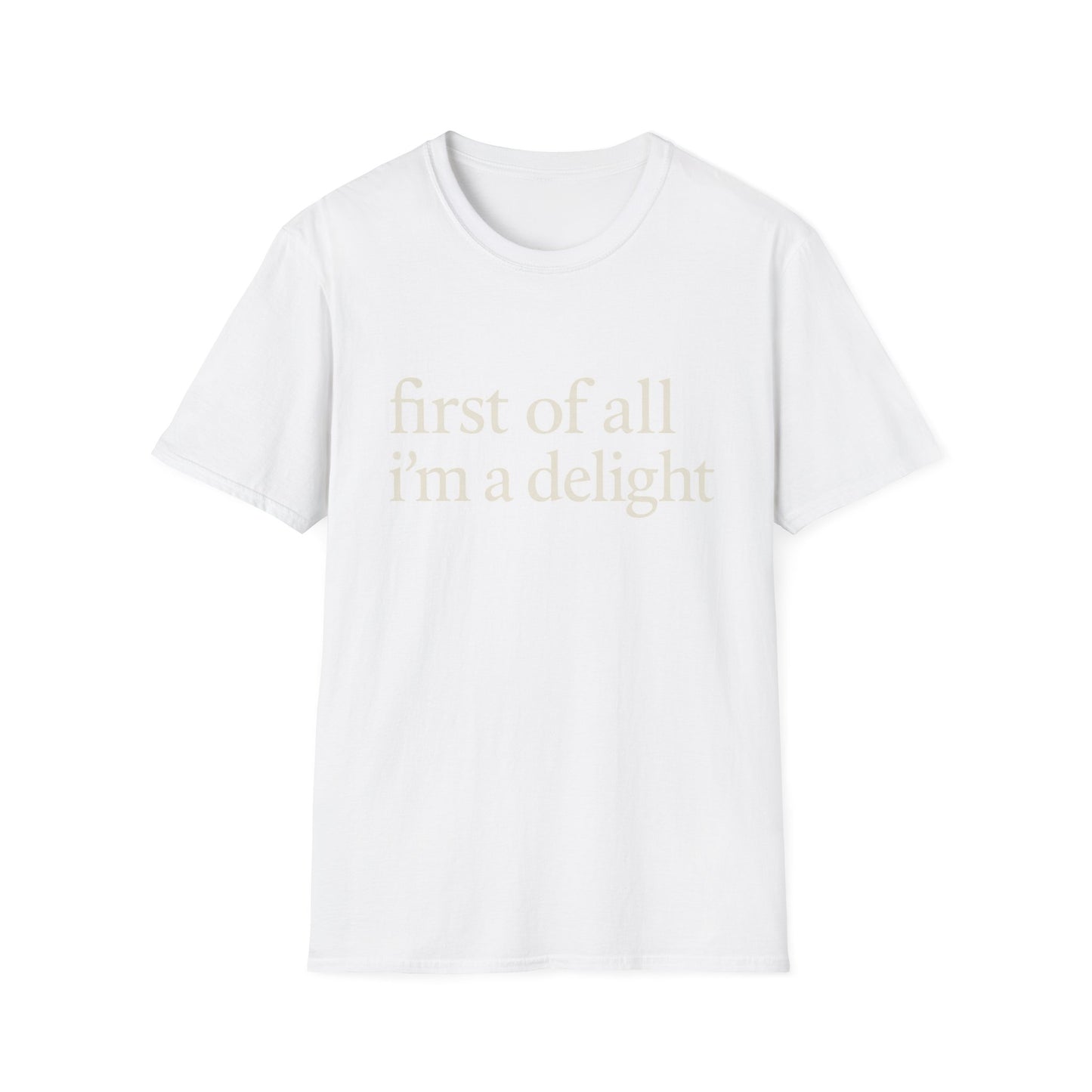 Allereerst ben ik een Leuke Shirt, Grappig Citaat T-shirt voor Vrouwen, Sassy Zegging Trui, Geestig Grafisch Cadeau voor Beste Vriendin