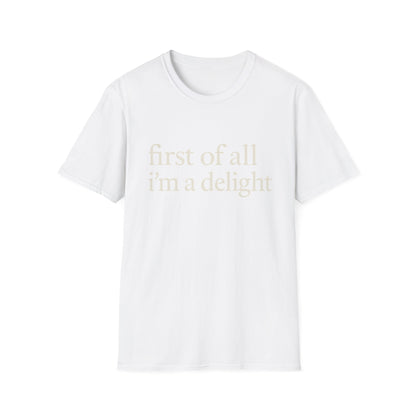 Allereerst ben ik een Leuke Shirt, Grappig Citaat T-shirt voor Vrouwen, Sassy Zegging Trui, Geestig Grafisch Cadeau voor Beste Vriendin