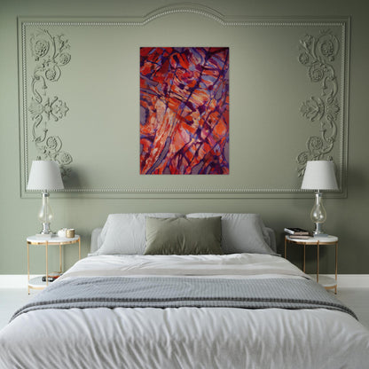 Terre assoiffée I - 1966 - Alfred Manessier Brushed Aluminum Print - 70x100 cm / 28x40 inches | Alfred Manessier Aluminum Print | Alfred Manessier Prints