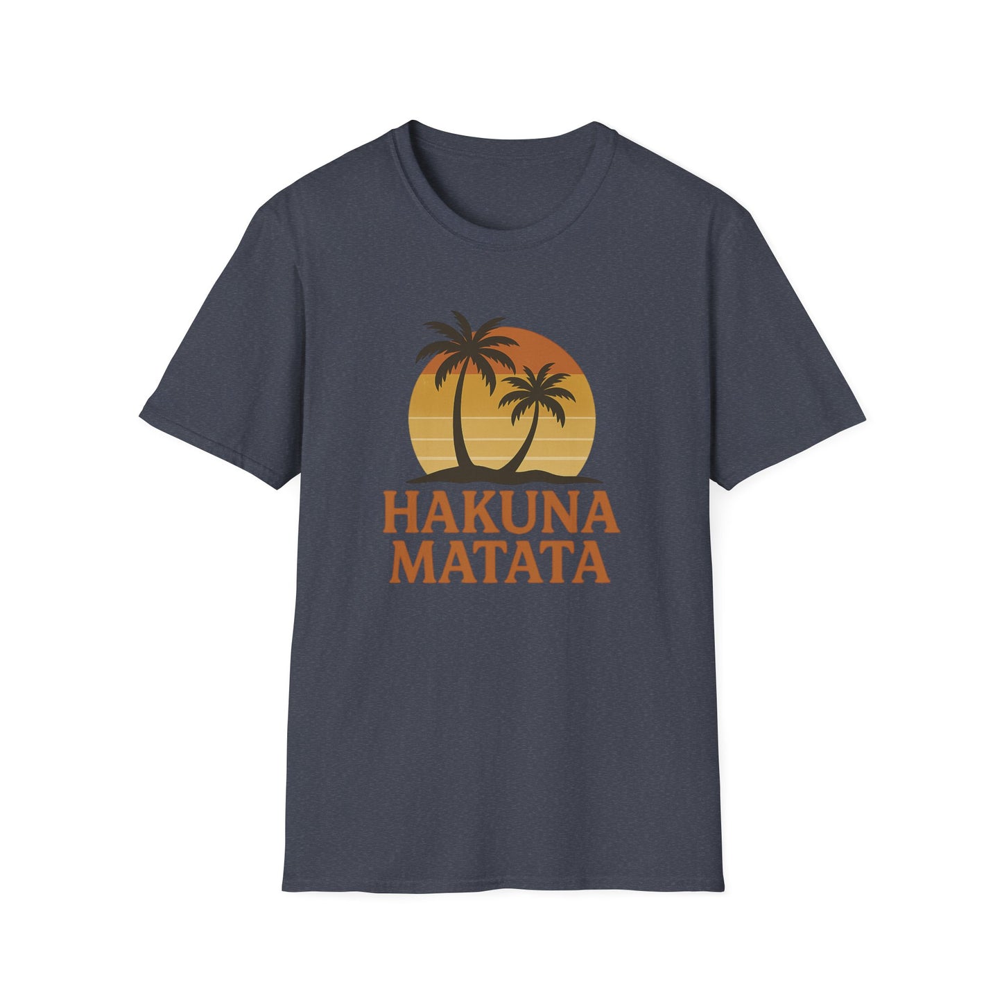 Hakuna Matata Retro Grafisch T-shirt, Geen Zorgen Positieve Vibe Shirt, Vintage 90s Geïnspireerde T-shirt, Feel Good Quote Top, Unisex Cadeau