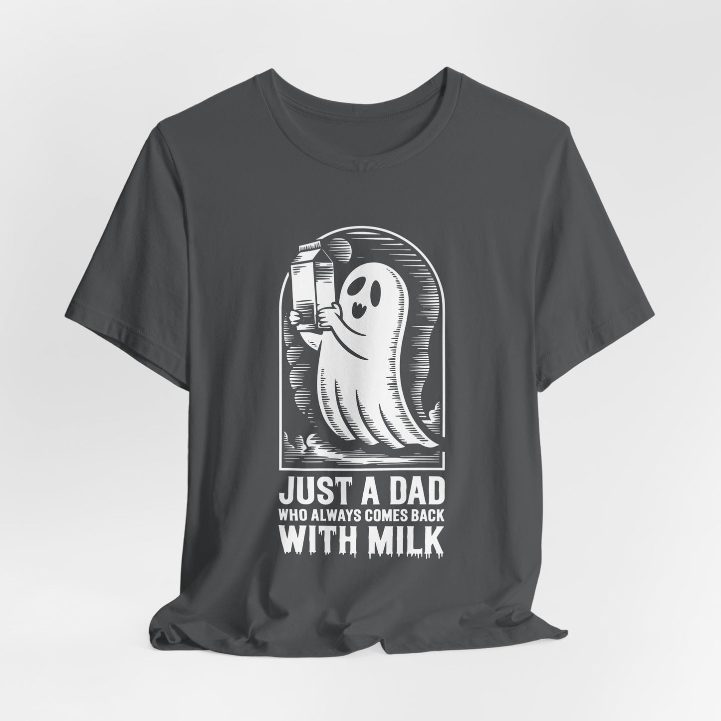 gewoon een papa die altijd melk mee terugnam halloween T-shirt - Unisex Jersey korte mouw T-shirt
