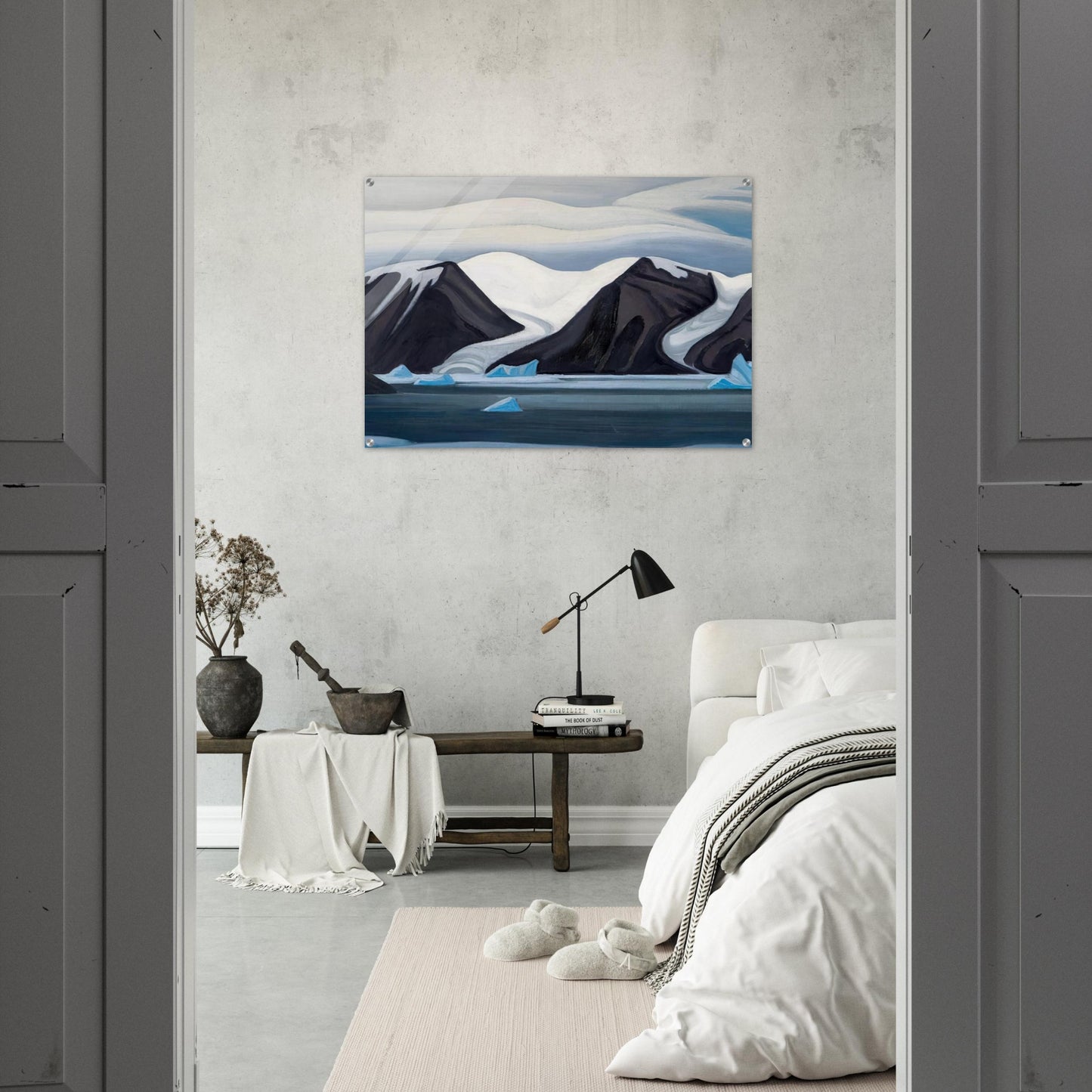 Nerke, Greenland - 1930 - Lawren Harris Acrylic Print - 70x100 cm / 28x40″ inches