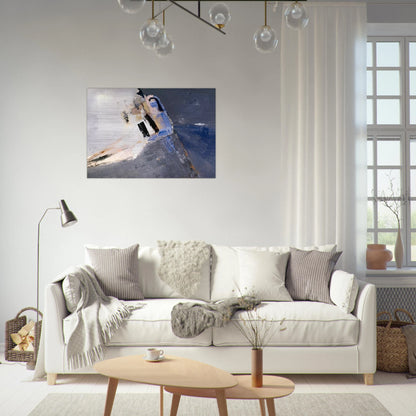 Figure accoudée - 1953 - Nicolas de Stael Brushed Aluminum Print - 70x100 cm / 28x40 inches | Nicolas de Stael Aluminum Print | Nicolas de Stael Prints