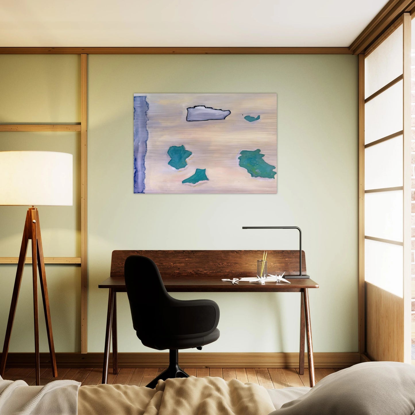 Untitled - 2006 - Ralston Crawford Brushed Aluminum Print - 70x100 cm / 28x40 inches | Ralston Crawford Aluminum Print | Ralston Crawford Prints