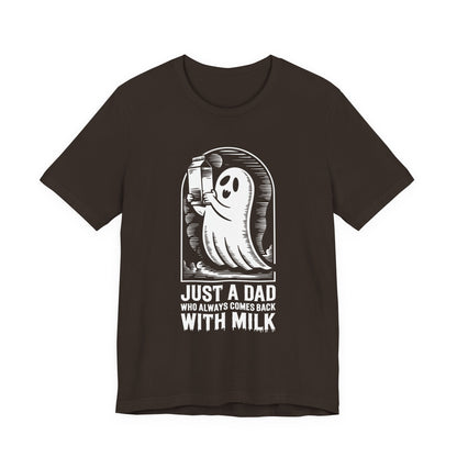 gewoon een papa die altijd melk mee terugnam halloween T-shirt - Unisex Jersey korte mouw T-shirt