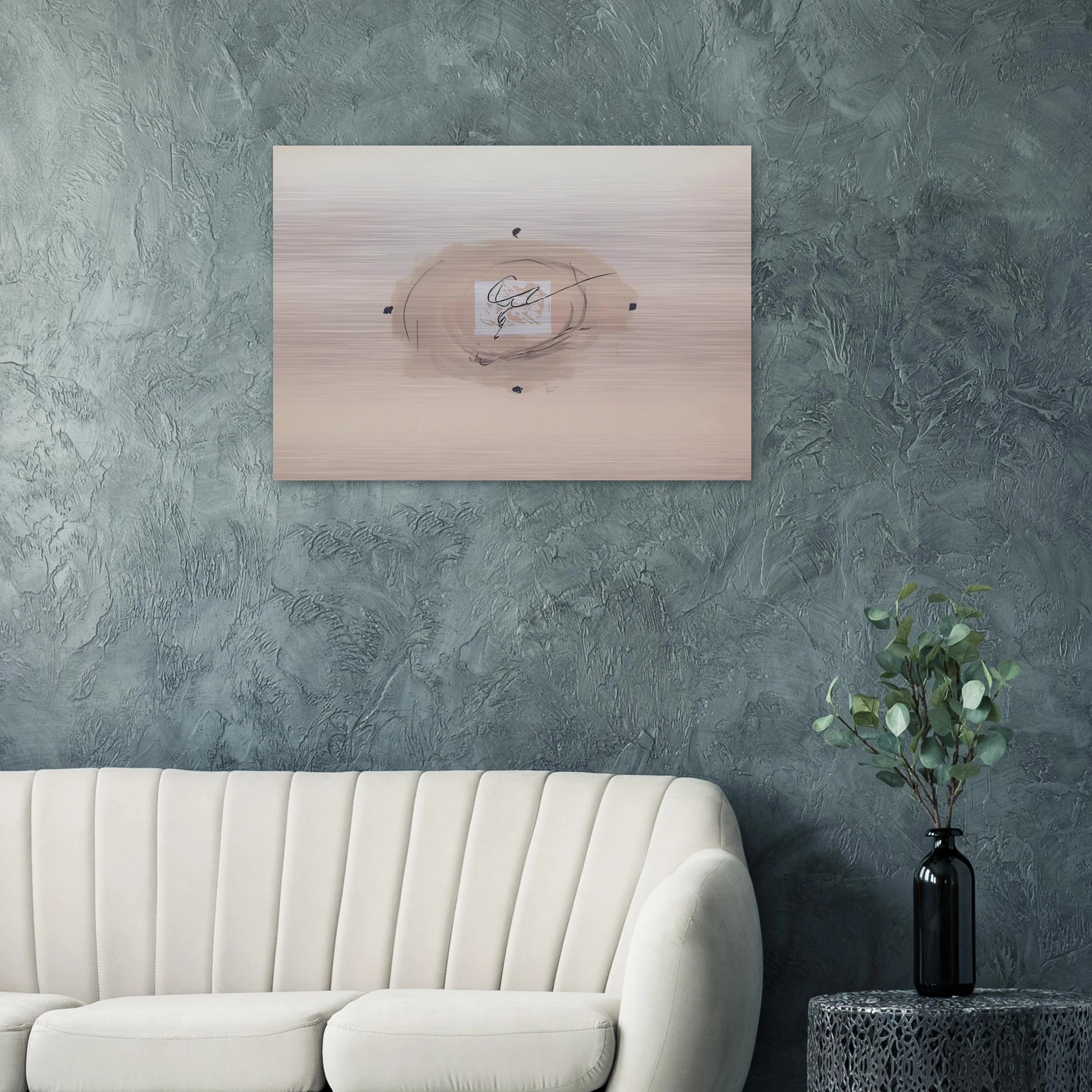 NOCTURN MATINAL 1970 - Antoni Tapies Brushed Aluminum Print - 70x100 cm / 28x40 inches | Antoni Tapies Aluminum Print | Antoni Tapies Prints