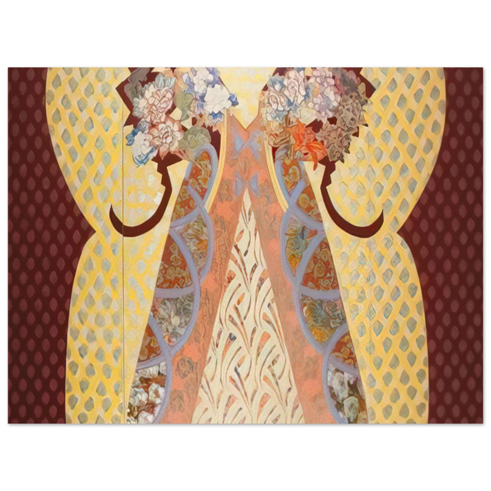 Miriam Schapiro - Royal Presence - 1982  75x100 cm / 30x40inches Fine Art Poster