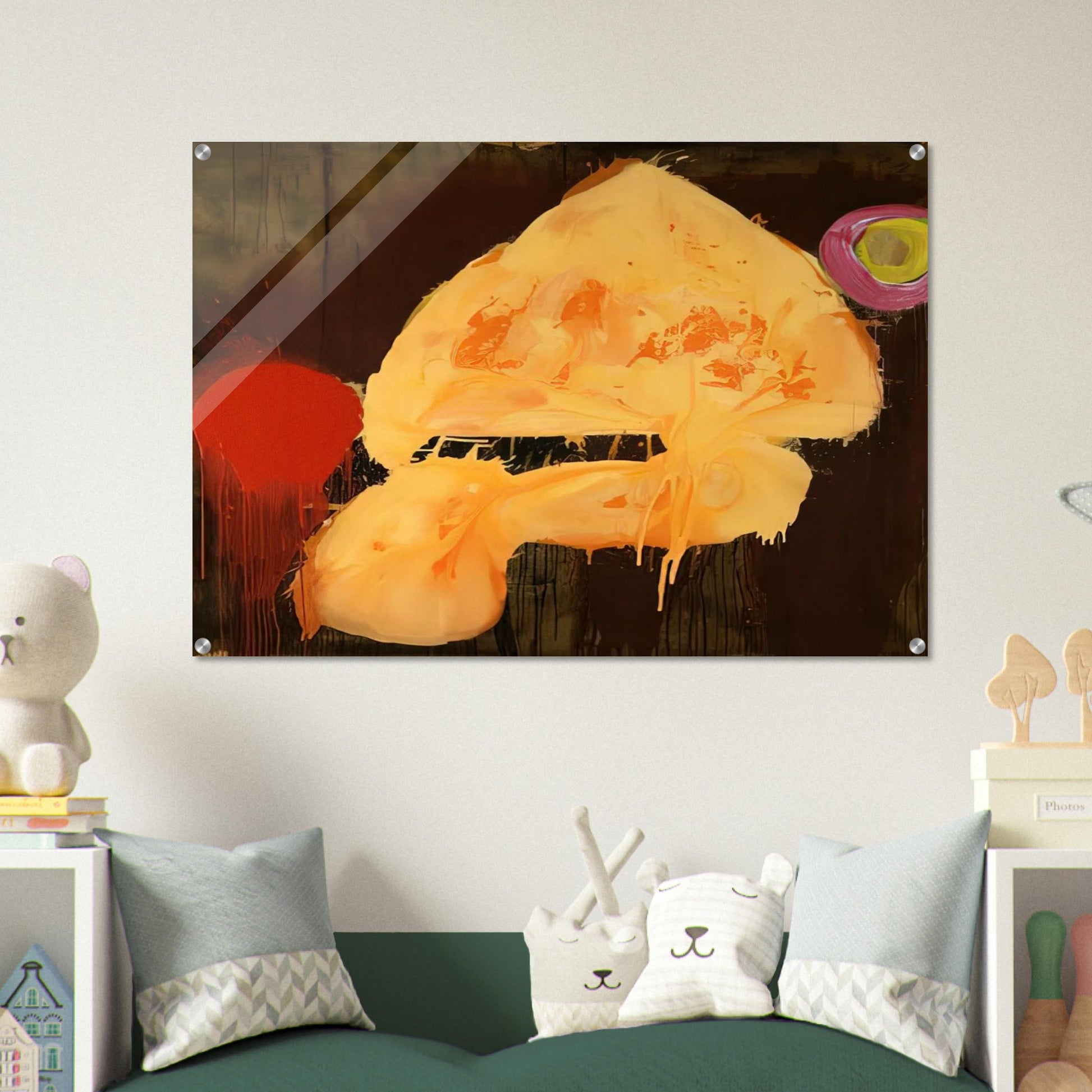 Quas 23.1.86 - 1986 - John Hoyland Acrylic Print - 70x100 cm / 28x40″ inches