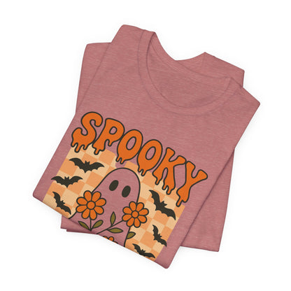 Spooky Mama Groovy Vintage Ghost Halloween Spooky Mom Moeder