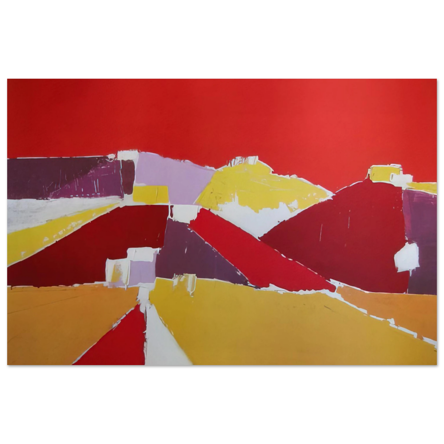 Nicolas de Stael - Agrigente - 1953 Fine Art Poster