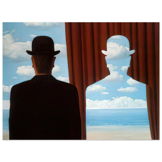 Rene Magritte - DECALCOMANIA 1966  75x100 cm / 30x40inches Fine Art Poster