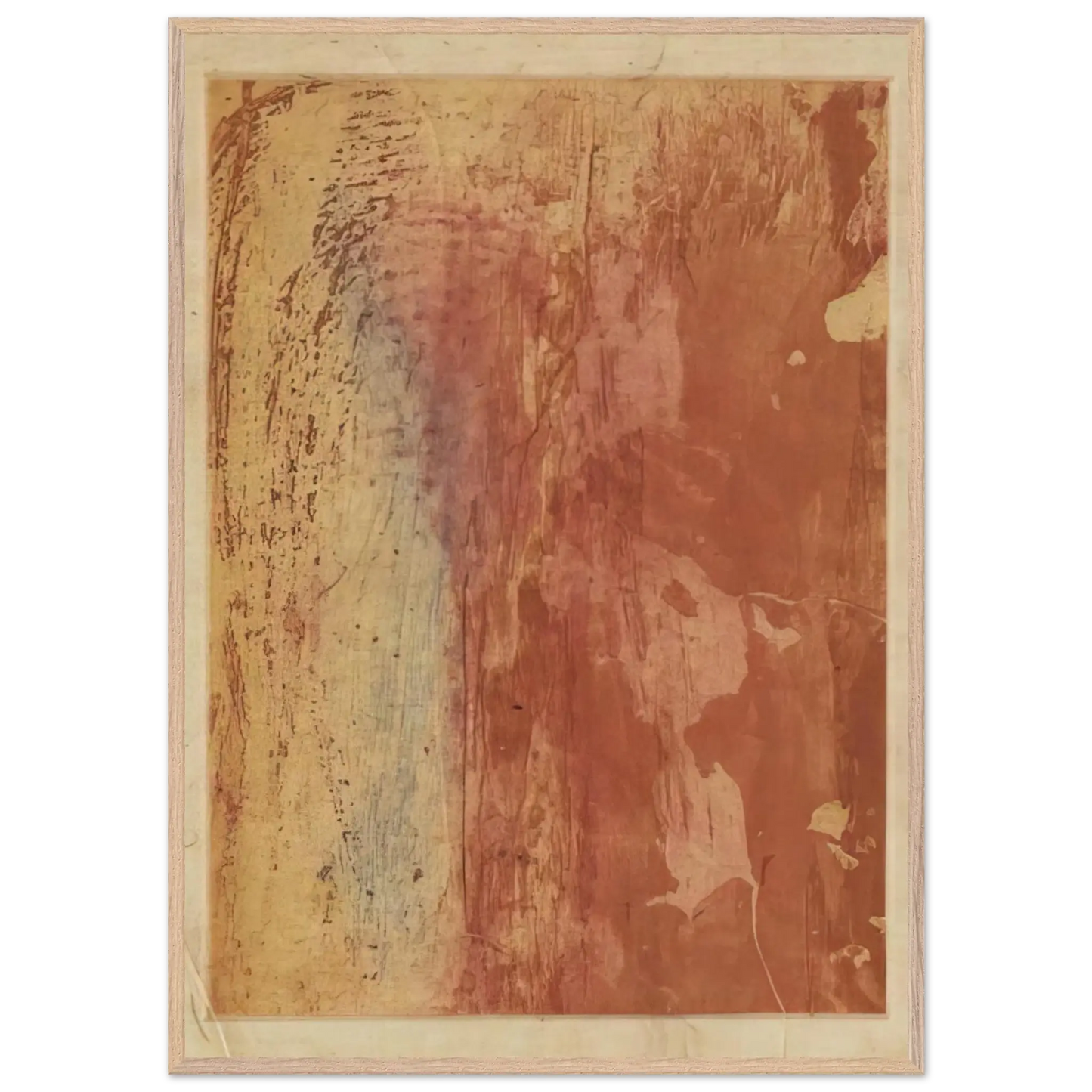 Helen Frankenthaler - Ganymede - 1978 Wall art - 70x100 cm / 28x40 Inches - Premium Wooden Framed Poster With Fine Art Paper - White frame