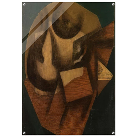 THE GLASS 1914 - Juan Gris Acrylic Print - 70x100 cm / 28x40″ inches