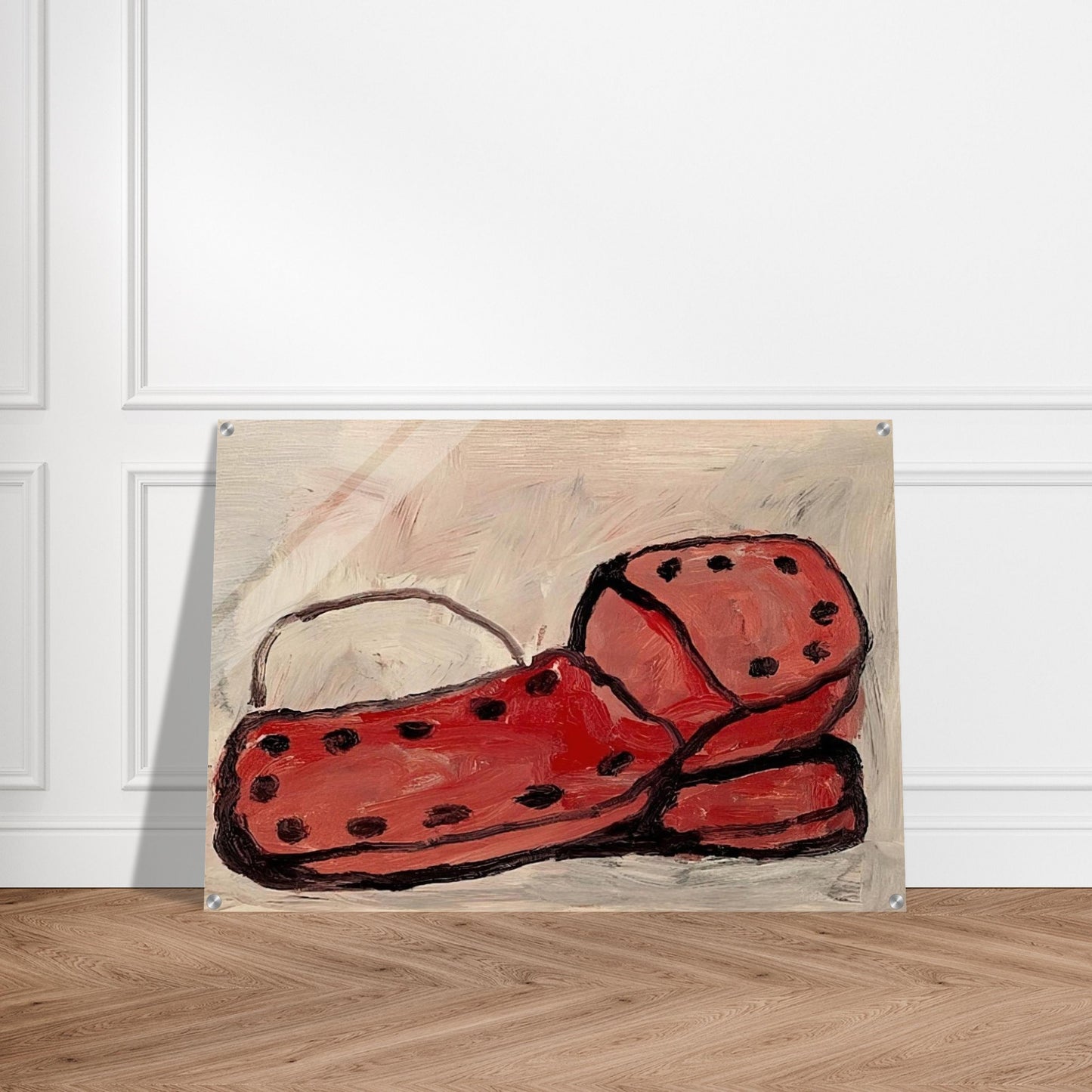 SHOES 1968 - Philip Guston Acrylic Print - 70x100 cm / 28x40″ inches