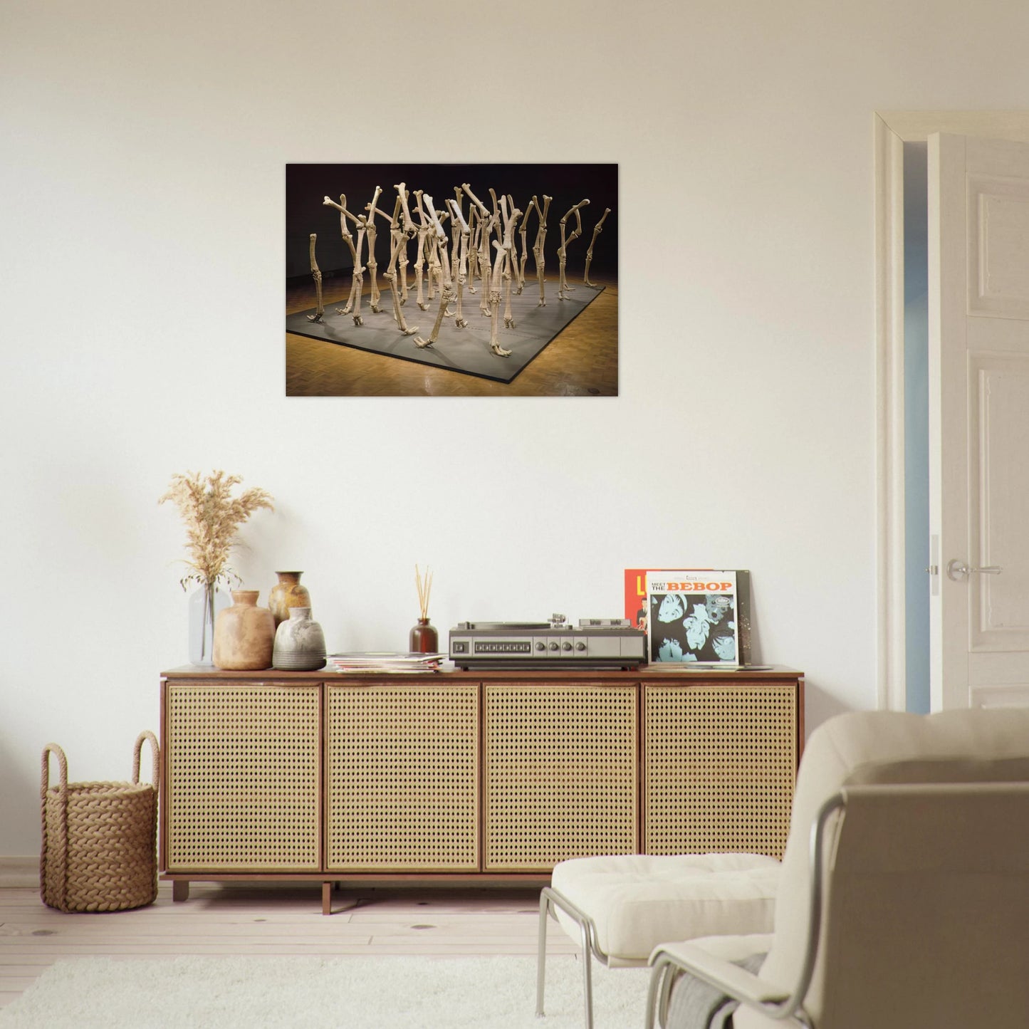 VARIABILITY OF SIMILAR FORMS 1970 - Nancy Graves Brushed Aluminum Print - 70x100 cm / 28x40 inches | Nancy Graves Aluminum Print | Nancy Graves Prints