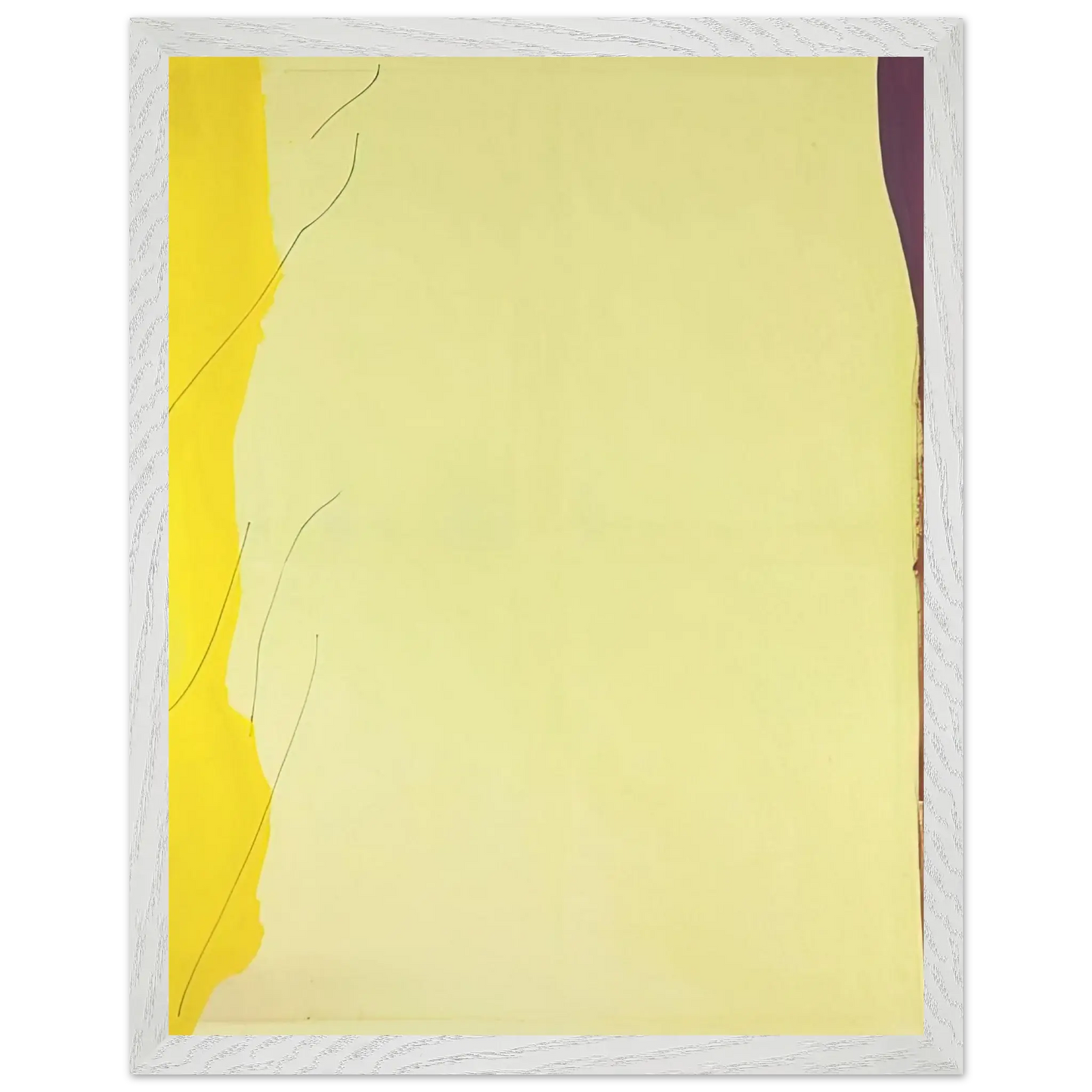 Helen Frankenthaler - Distillation - 1973 Wall art - 27x35 cm / 11x14 Inches - Premium Wooden Framed Poster With Fine Art Paper - Wood frame