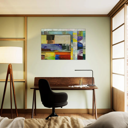 Time Before History - Sam Gilliam Brushed Aluminum Print - 70x100 cm / 28x40 inches | Sam Gilliam Aluminum Print | Sam Gilliam Prints