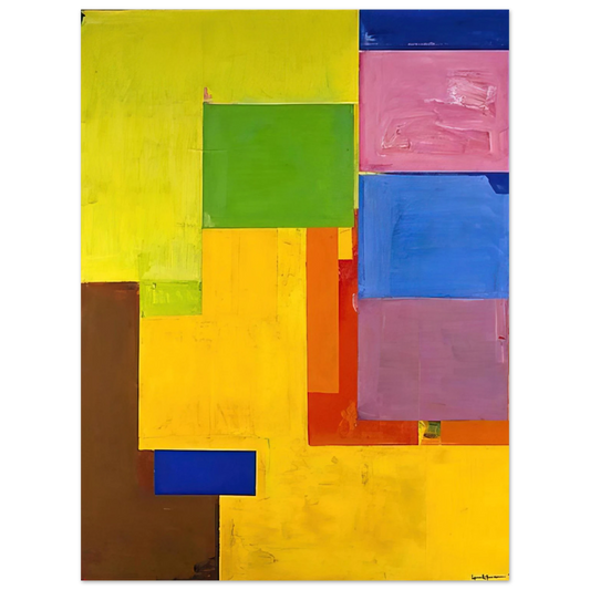 Hans Hofmann - Veluti in Speculum  75x100 cm / 30x40inches Fine Art Poster