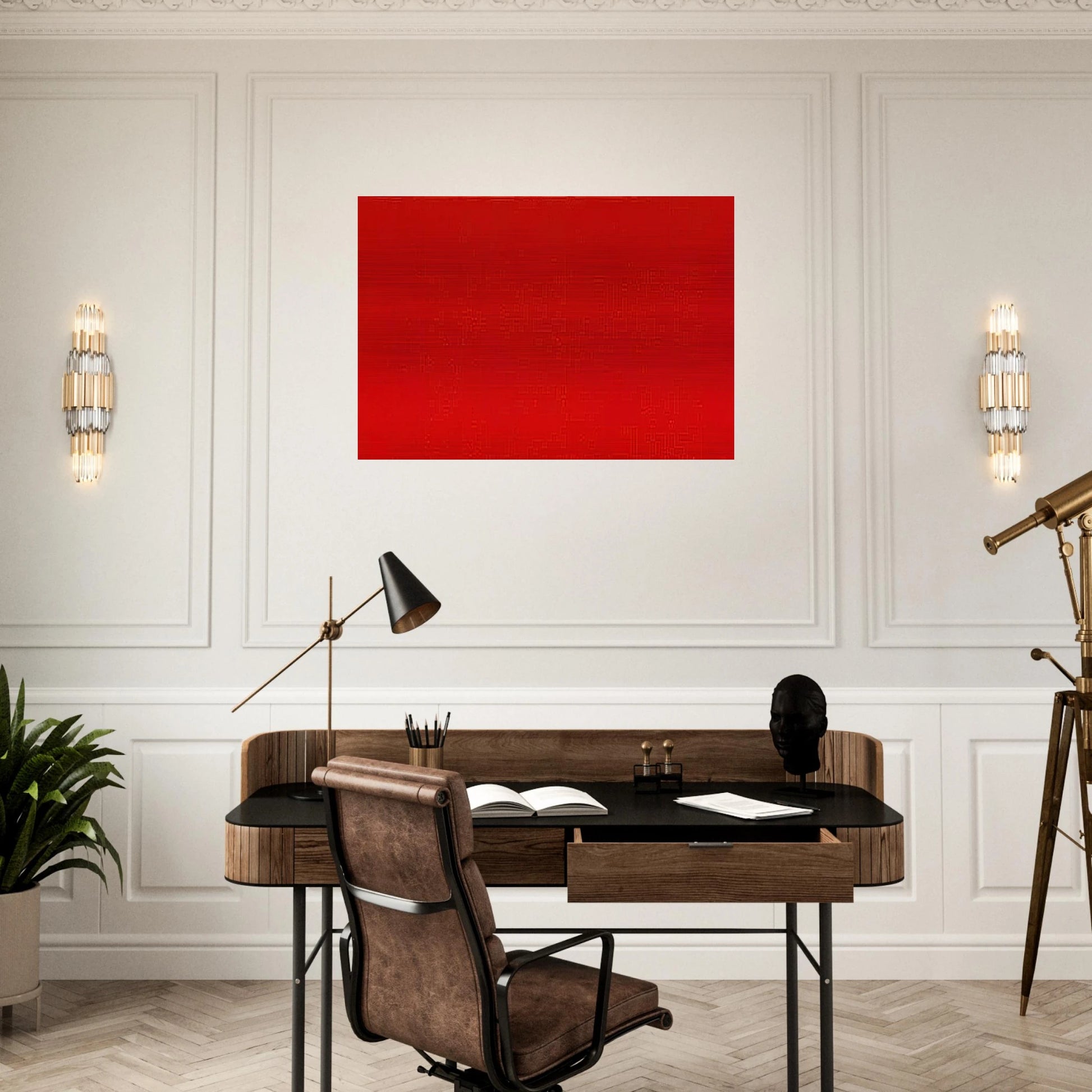 Who's Afraid of Red, Yellow, and Blue III - Barnett Newman Brushed Aluminum Print - 70x100 cm / 28x40 inches | Barnett Newman Aluminum Print | Barnett Newman Prints
