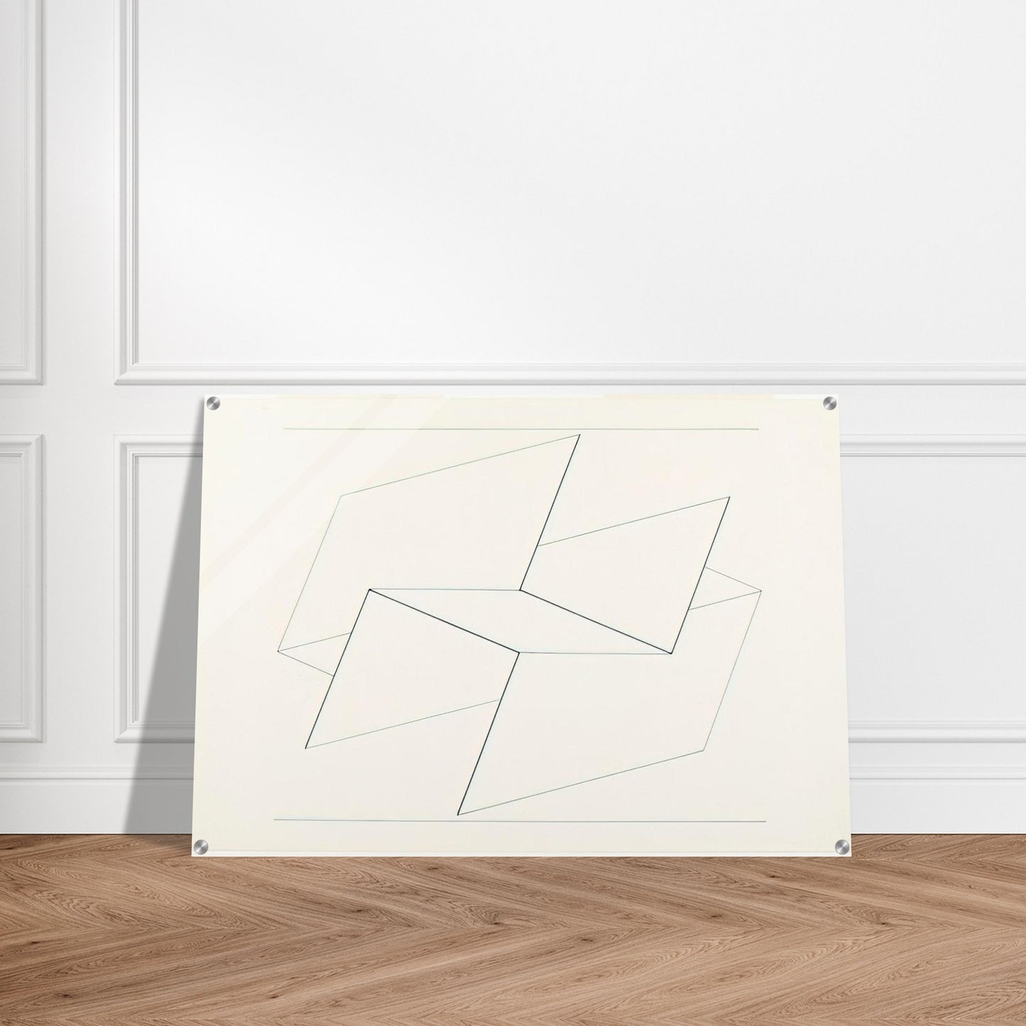 STRUCTURAL CONSTELLATION VI 1960 - Josef Albers Acrylic Print - 70x100 cm / 28x40″ inches