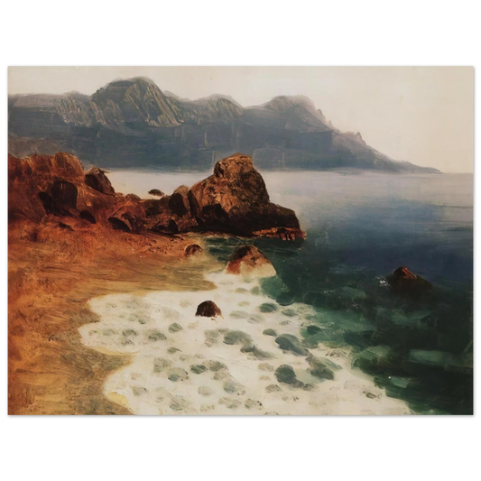Arkhyp Kuindzhi - Seashore  75x100 cm / 30x40inches Fine Art Poster
