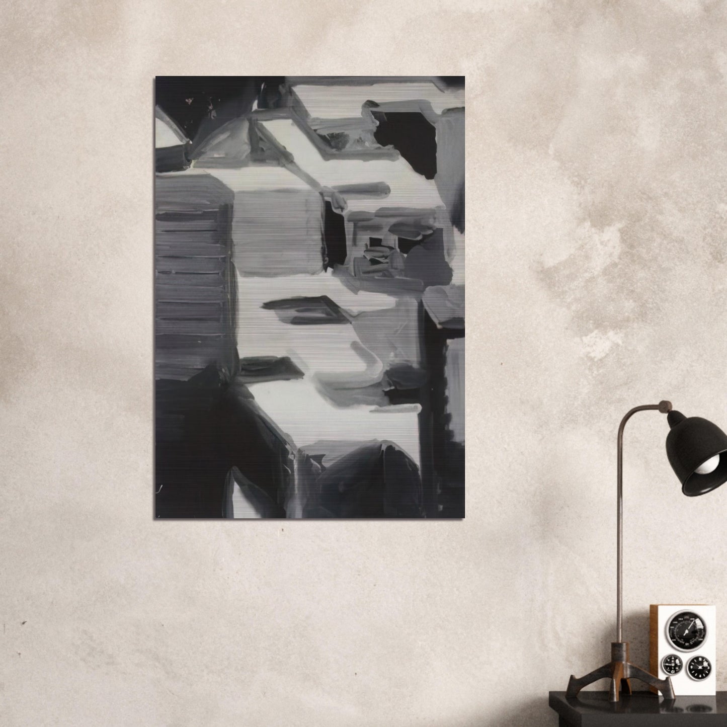 TOWNSCAPE 1968 3 - Gerhard Richter Brushed Aluminum Print - 70x100 cm / 28x40 inches | Gerhard Richter Aluminum Print | Gerhard Richter Prints
