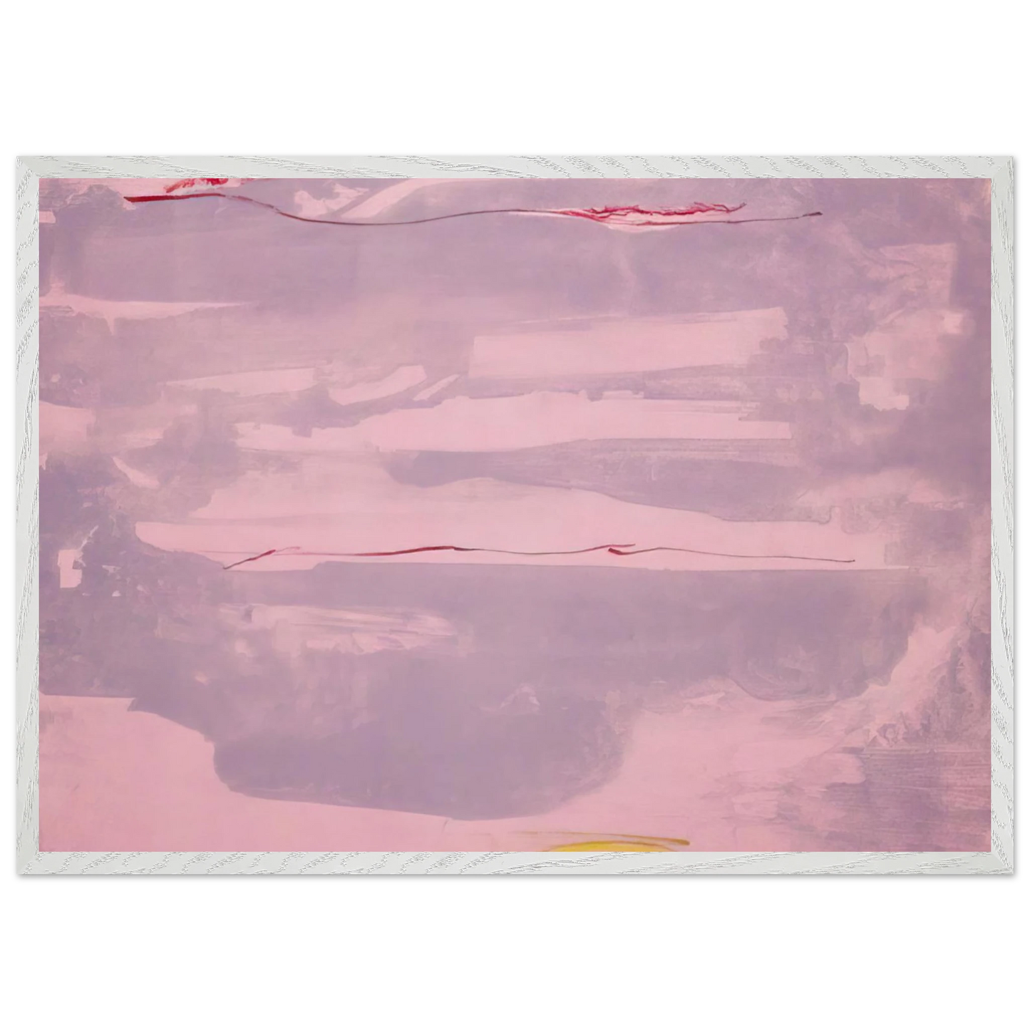 Helen Frankenthaler - Dream Walk - 1977 Wall art - 70x100 cm / 28x40 inches - Premium Wooden Framed Poster With Fine Art Paper-canvas - Wood frame