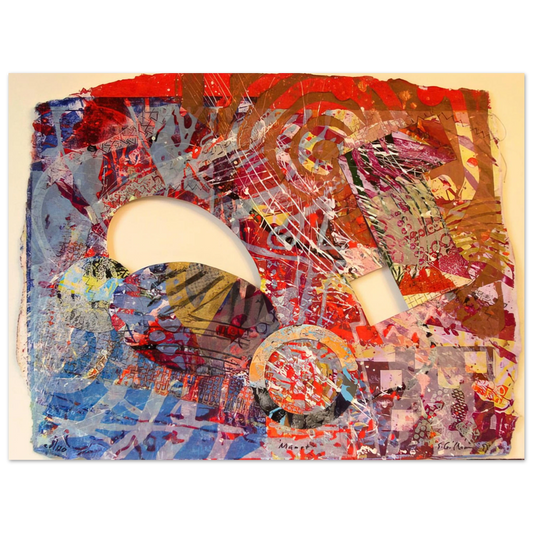 Sam Gilliam - Manet III  75x100 cm / 30x40inches Fine Art Poster