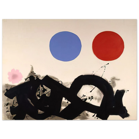 Adolph Gottlieb - Rolling - 1961  75x100 cm / 30x40inches Fine Art Poster