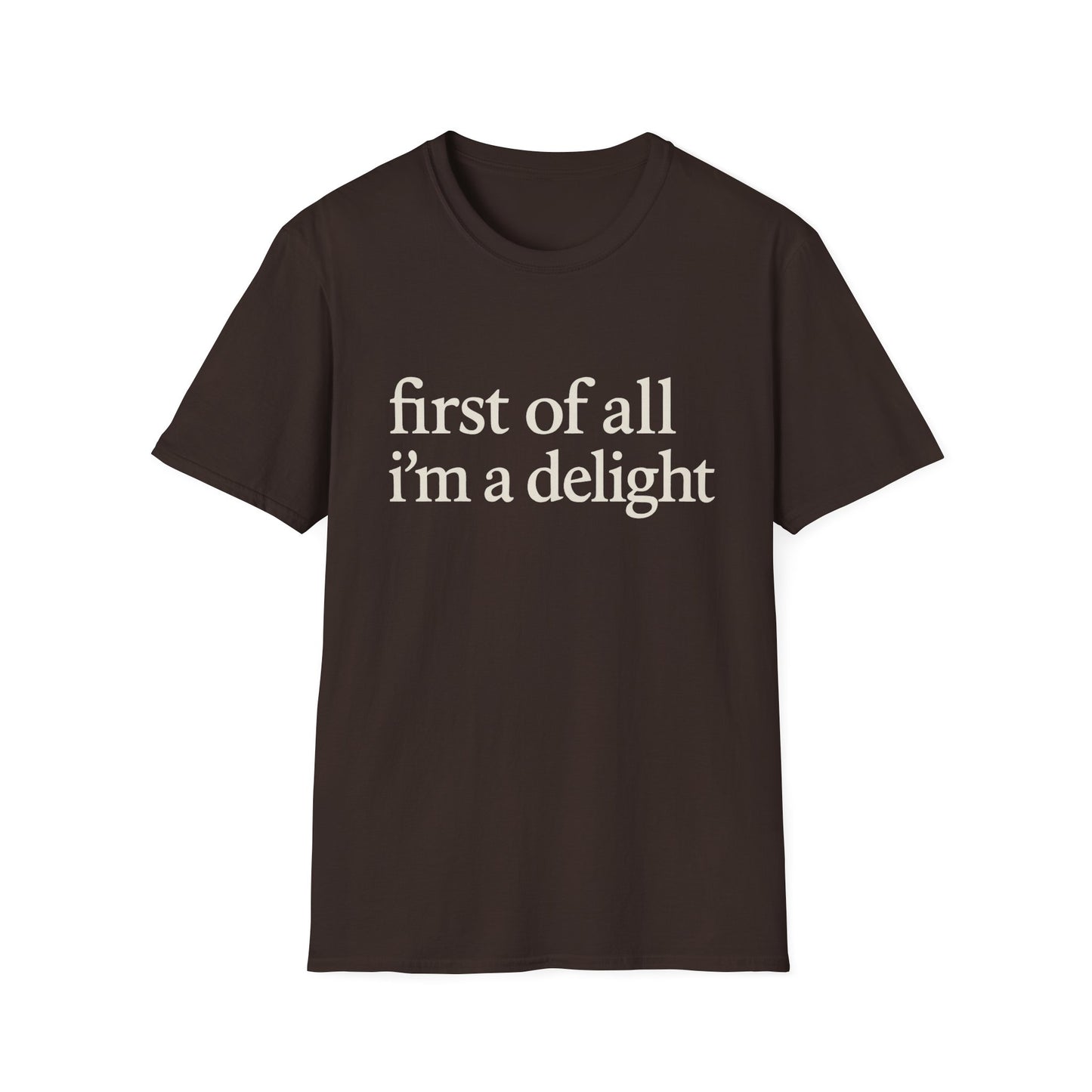 Allereerst ben ik een Leuke Shirt, Grappig Citaat T-shirt voor Vrouwen, Sassy Zegging Trui, Geestig Grafisch Cadeau voor Beste Vriendin