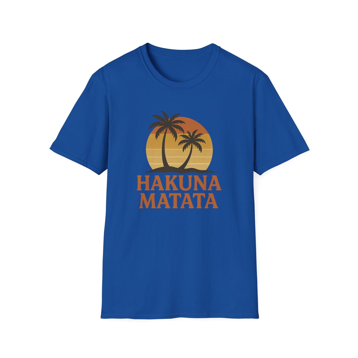 Hakuna Matata Retro Grafisch T-shirt, Geen Zorgen Positieve Vibe Shirt, Vintage 90s Geïnspireerde T-shirt, Feel Good Quote Top, Unisex Cadeau