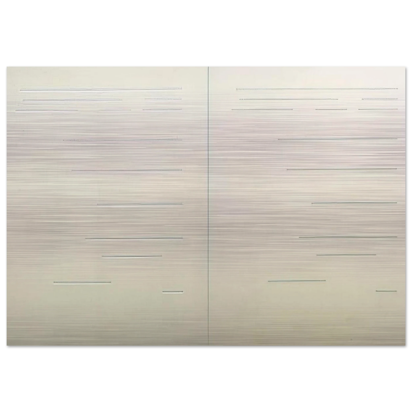 Second Spread - 1966 - Mark Lancaster Brushed Aluminum Print - 70x100 cm / 28x40 inches | Mark Lancaster Aluminum Print | Mark Lancaster Prints