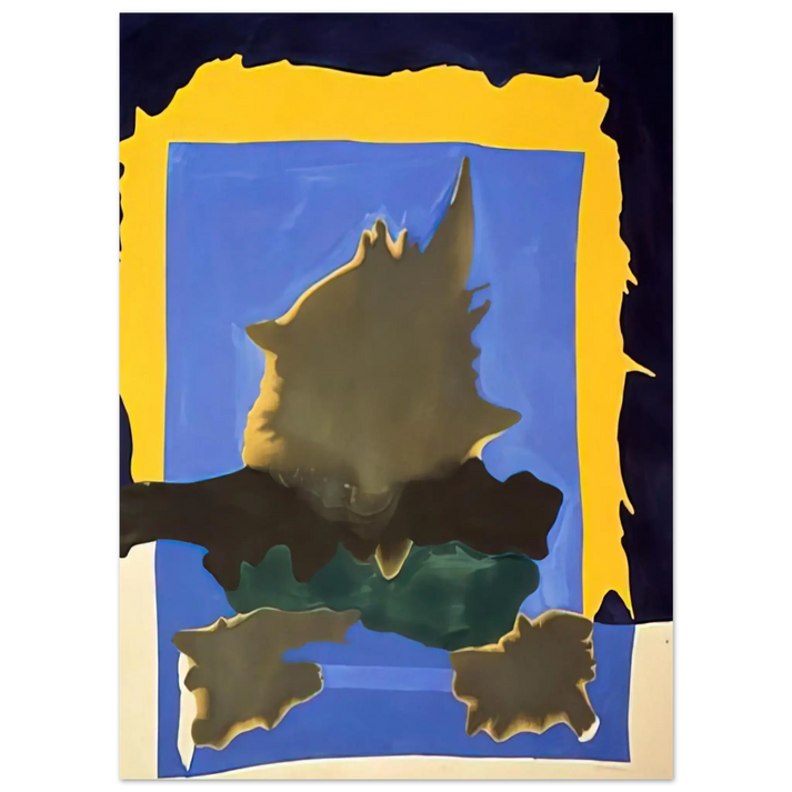 Helen Frankenthaler - Interior Landscape - 1964 Wall art - 20x25 cm / 8x10 Inches - Fine Art Poster - -