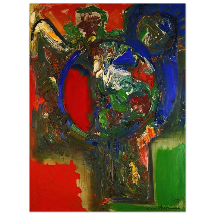 Hans Hofmann - The Bouquet  75x100 cm / 30x40inches Fine Art Poster