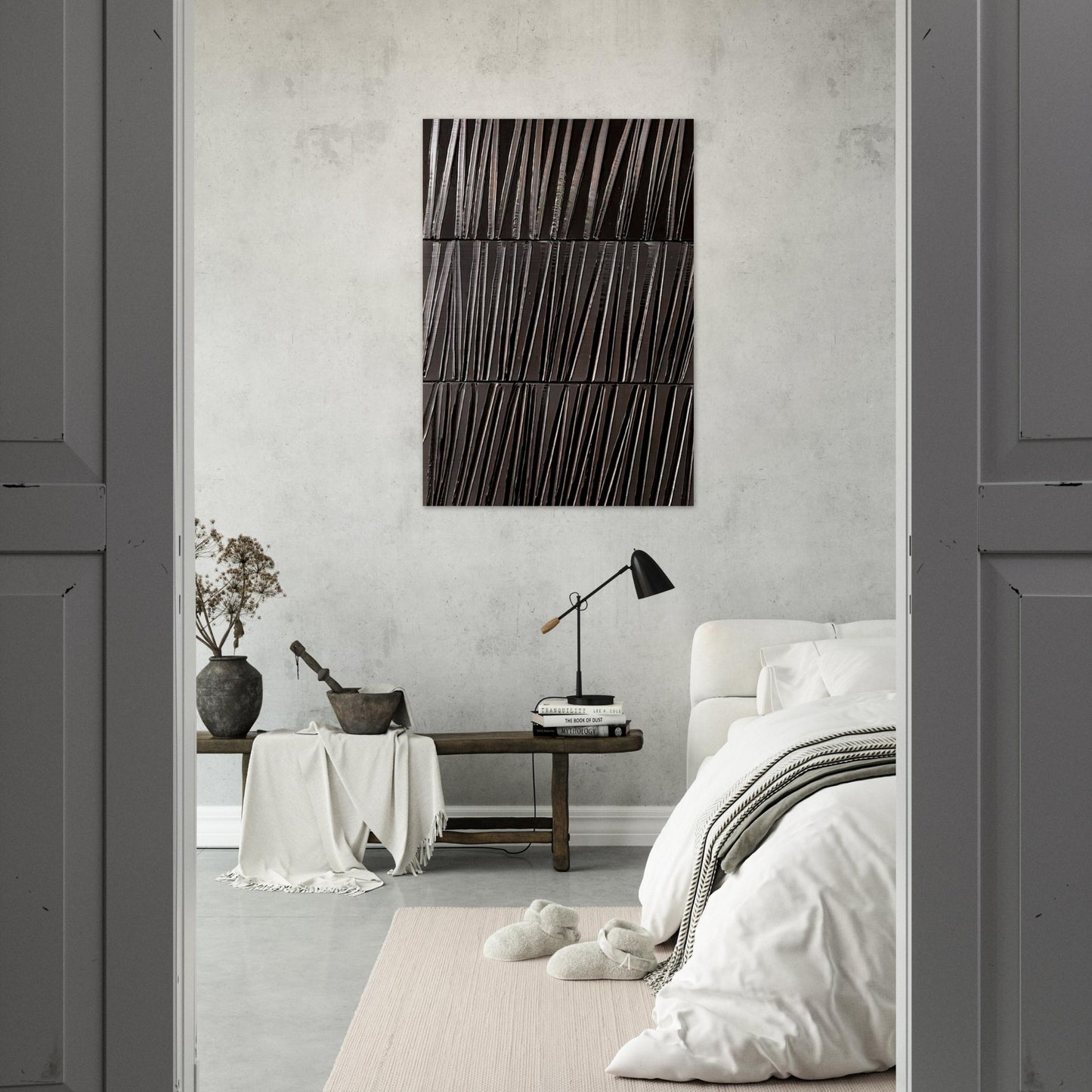 Peinture 244 x 181 cm, 23 novembre 2010 - 2010 - Pierre Soulages Brushed Aluminum Print - 70x100 cm / 28x40 inches | Pierre Soulages Aluminum Print | Pierre Soulages Prints