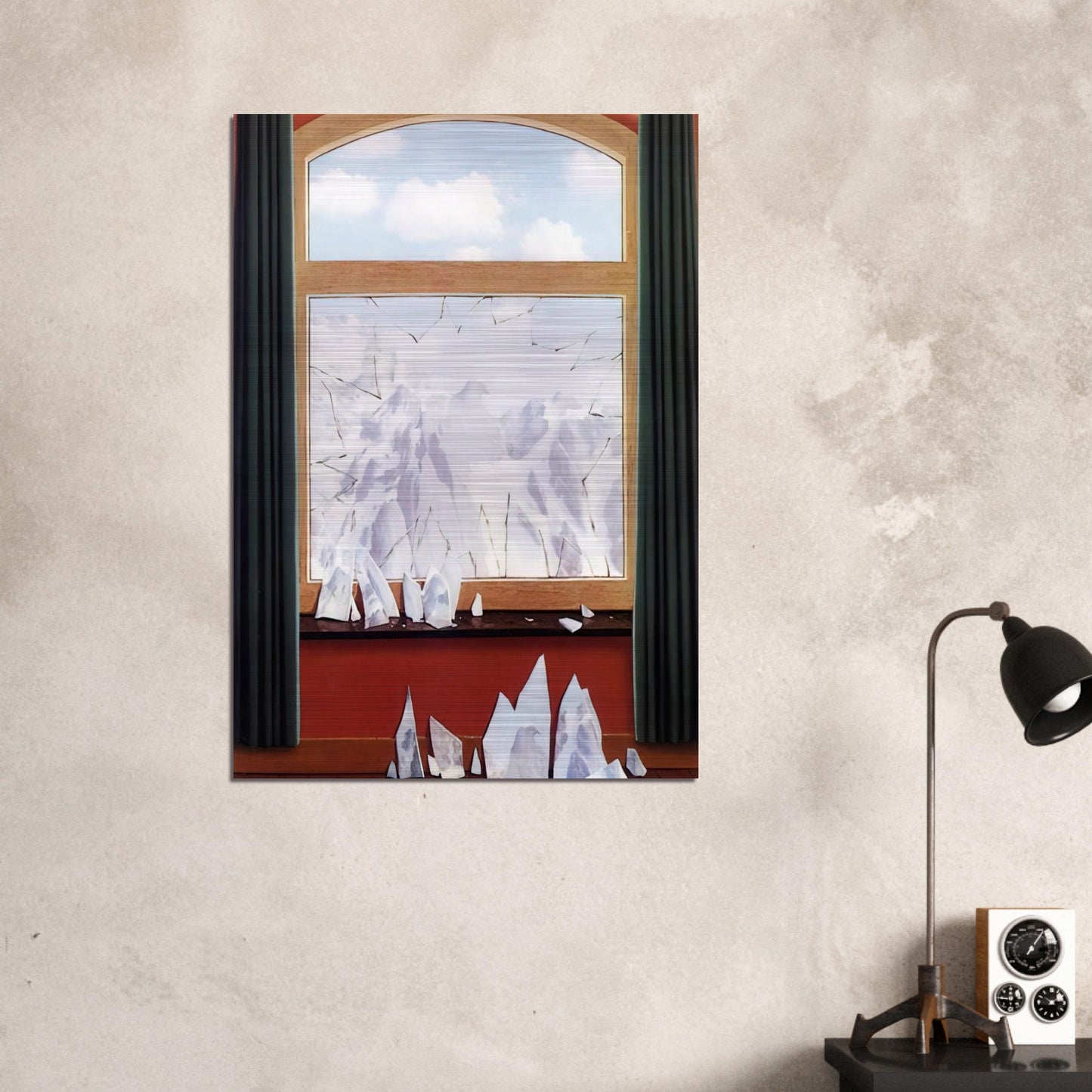 THE DOMAIN OF ARNHEIM 1949 - Rene Magritte Brushed Aluminum Print - 70x100 cm / 28x40 inches | Rene Magritte Aluminum Print | Rene Magritte Prints