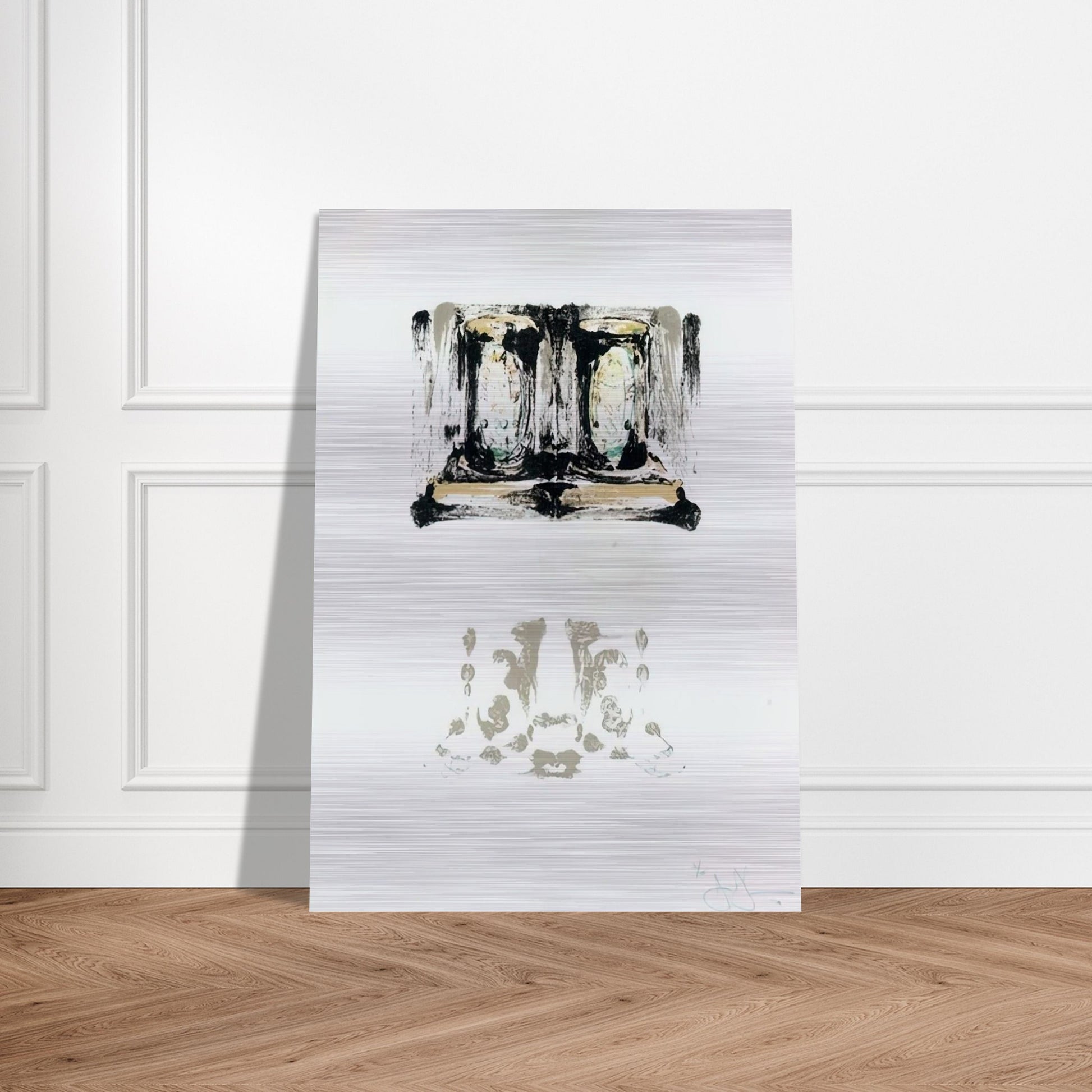 ALE CANS ULAE 152 - Jasper Johns Brushed Aluminum Print - 70x100 cm / 28x40 inches | Jasper Johns Aluminum Print | Jasper Johns Prints