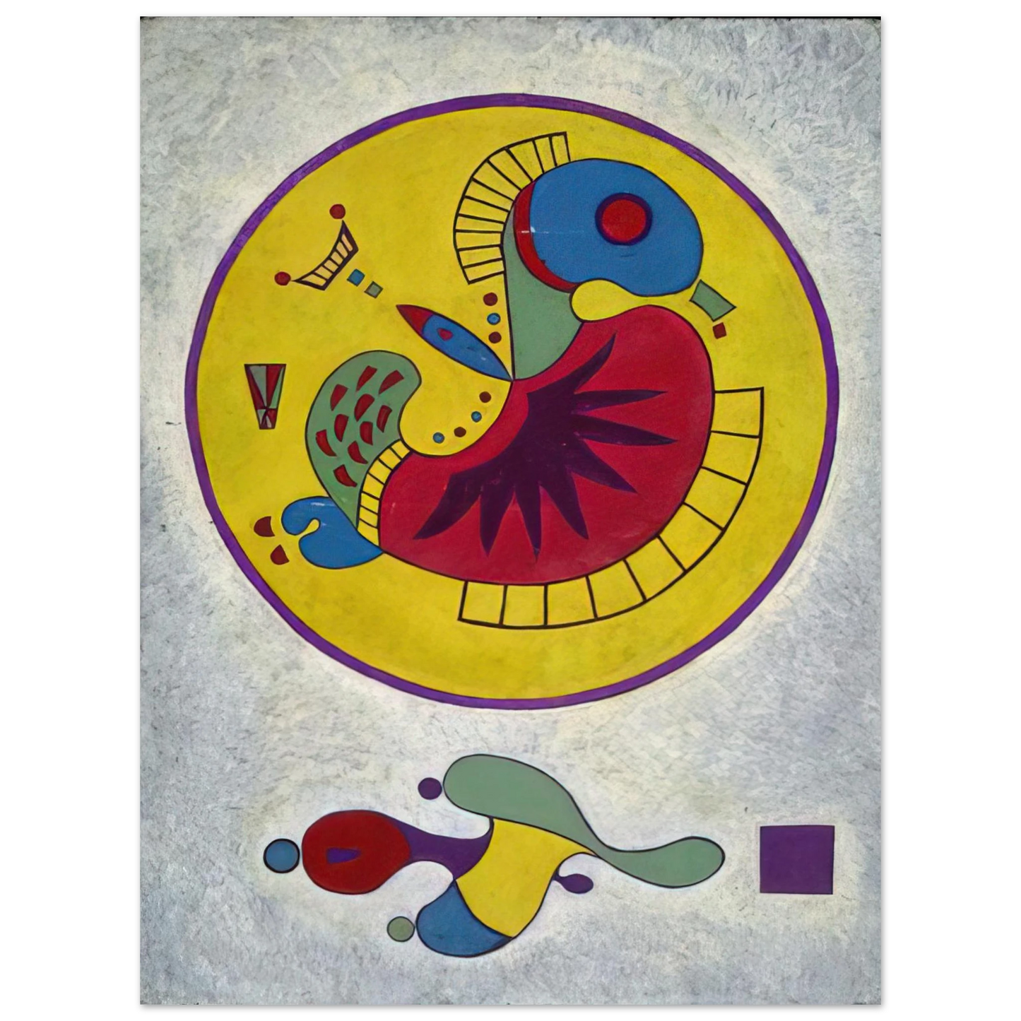 Wassily Kandinsky - UNTITLED 1  75x100 cm / 30x40inches Fine Art Poster