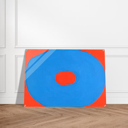 Circle - 1971 - Jiro Yoshihara Acrylic Print - 70x100 cm / 28x40″ inches