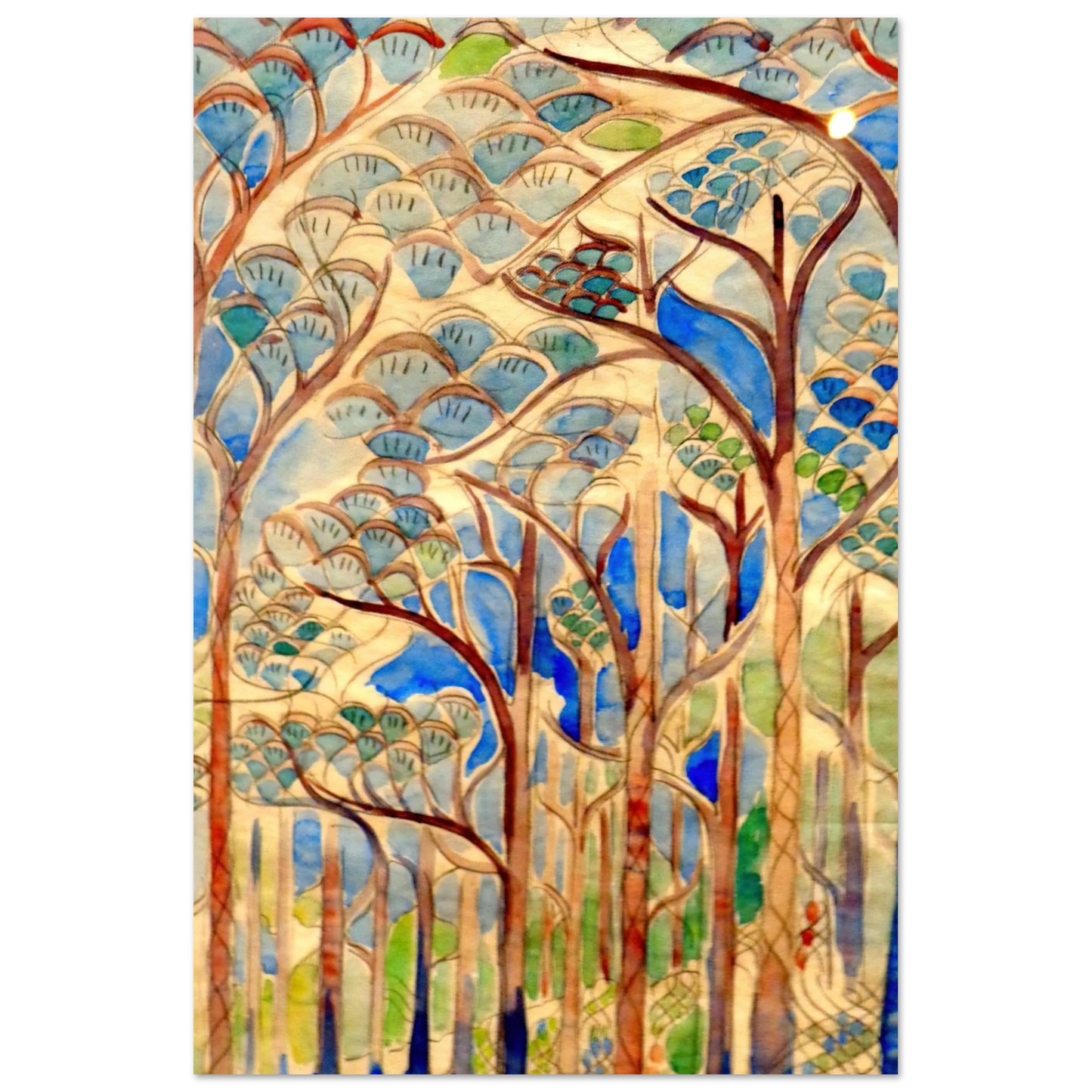 Walter Inglis Anderson - Walter Anderson Wall art - A3 (29.7 x 42  cm) - Premium Wooden Framed Poster With Fine Art Paper-canvas - Wood frame