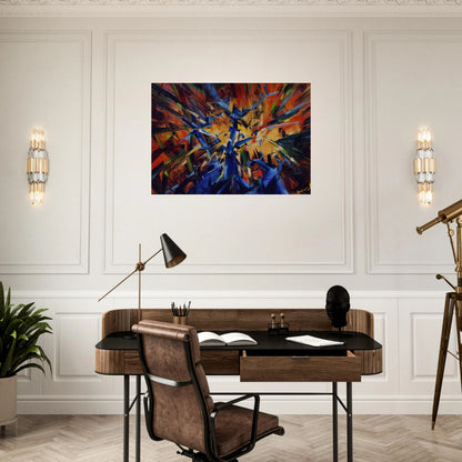 Untitled - 1966 - Konrad Zuse Brushed Aluminum Print - 70x100 cm / 28x40 inches | Konrad Zuse Aluminum Print | Konrad Zuse Prints
