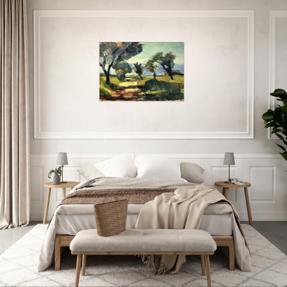OLIVE TREES 1898 - Henri Matisse Acrylic Print - 70x100 cm / 28x40″ inches
