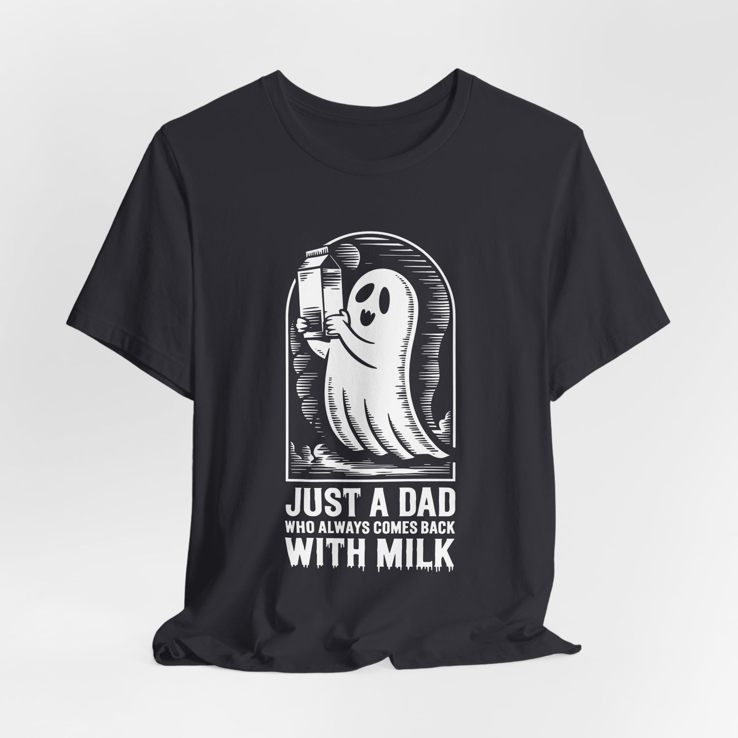 gewoon een papa die altijd melk mee terugnam halloween T-shirt - Unisex Jersey korte mouw T-shirt