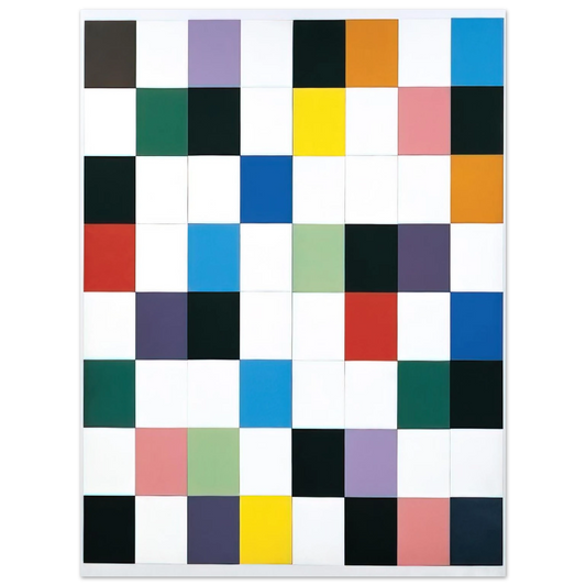 Ellsworth Kelly - Colors for a Large Wall  75x100 cm / 30x40inches Fine Art Poster
