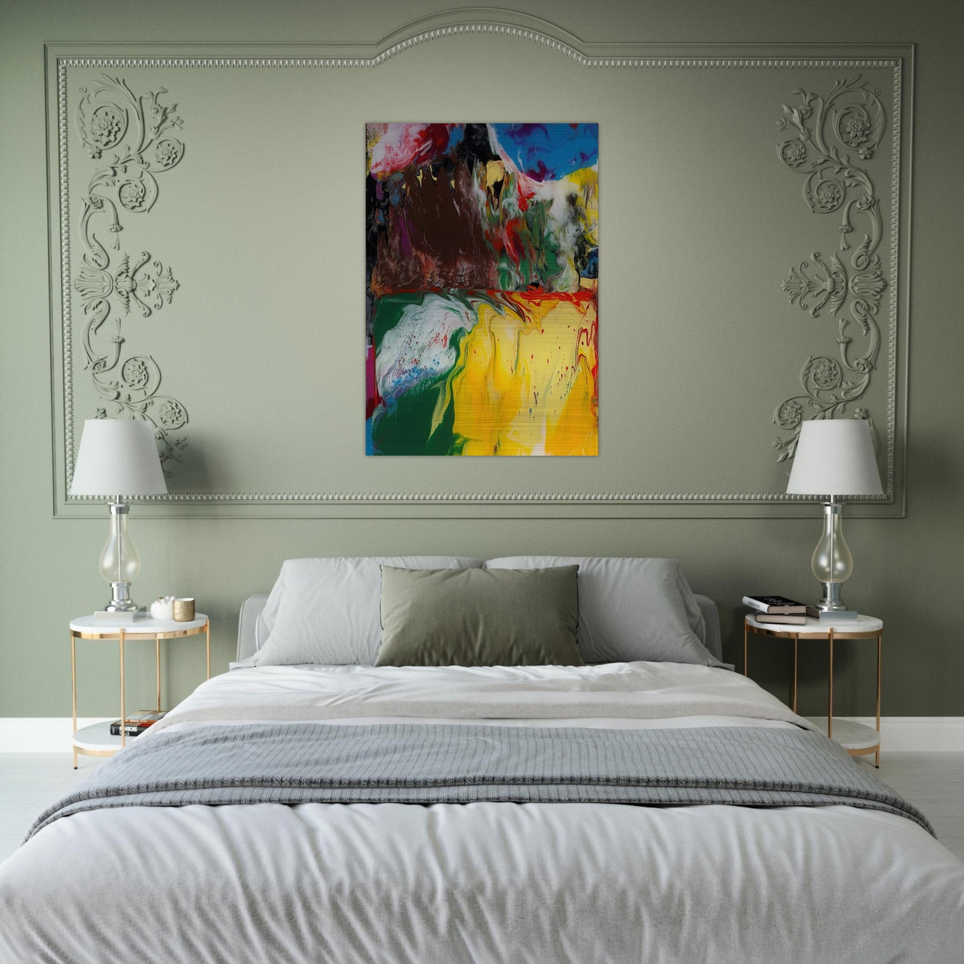 SINDBAD 2008 - Gerhard Richter Brushed Aluminum Print - 70x100 cm / 28x40 inches | Gerhard Richter Aluminum Print | Gerhard Richter Prints