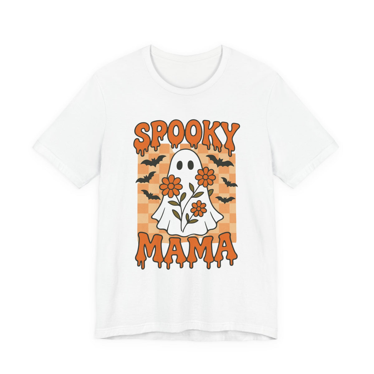 Spooky Mama Groovy Vintage Ghost Halloween Spooky Mom Moeder