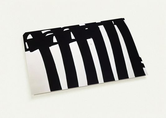 Peinture 202 x 327 cm, 17 janvier 1970 - 1970 By Pierre Soulages Pack of 10 Post Cards | Pierre Soulages Post Cards | A6 (10.5 x 14.8 cm) - 4.1 x 5.8 inches
