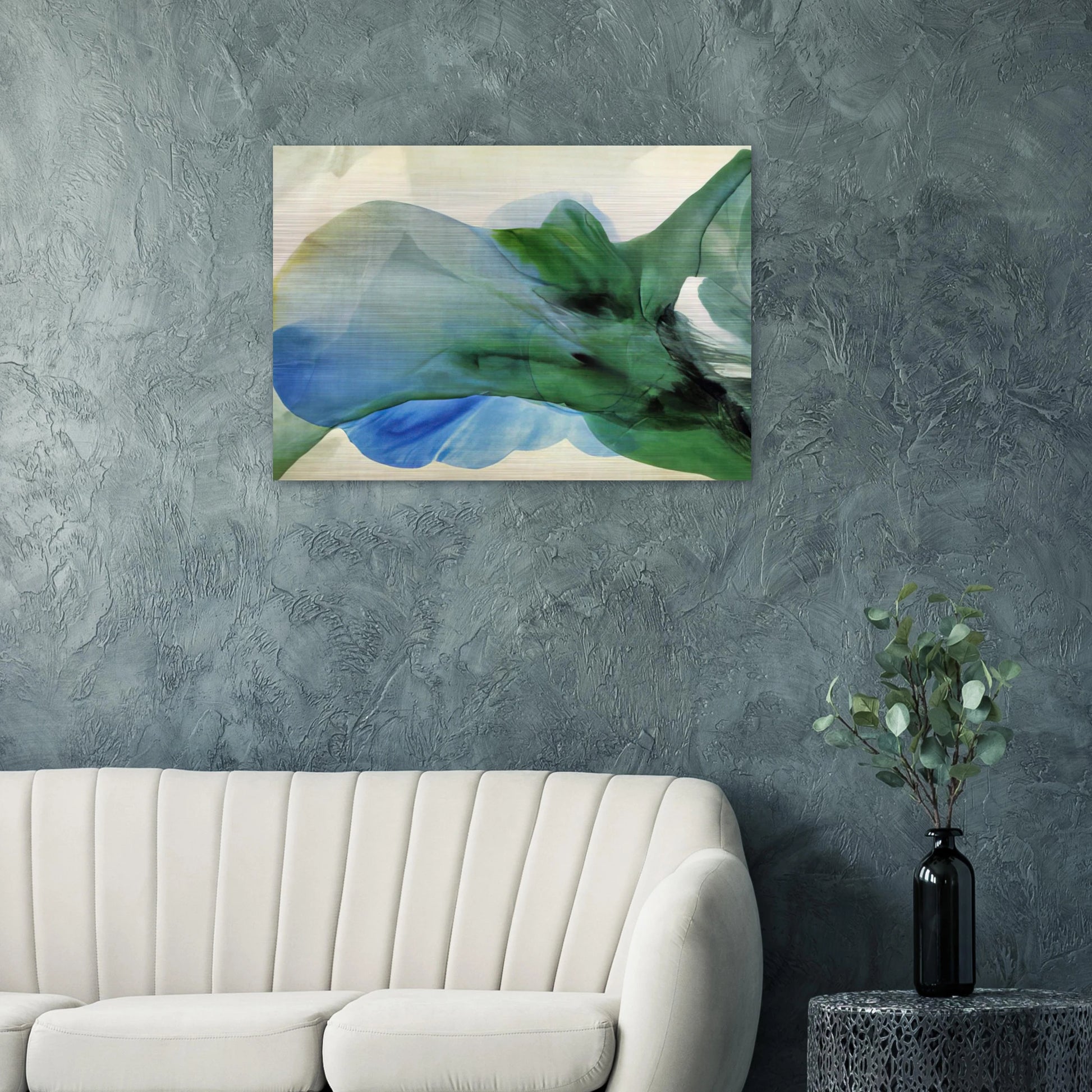 Phenomena Kwan Yin - 1969 - Paul Jenkins Brushed Aluminum Print - 70x100 cm / 28x40 inches | Paul Jenkins Aluminum Print | Paul Jenkins Prints